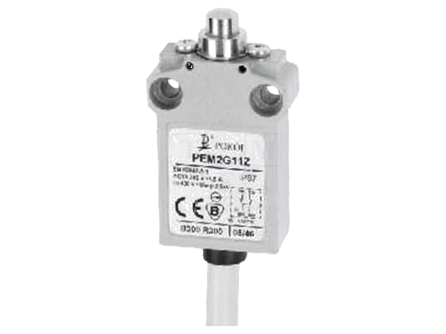 Eindschakelaar; pin Ø8mm; NO + NC; 5A; max.250VAC; max.250VDC Eindschakelaar; pin Ø8mm; NO + NC; 5A; max.250VAC; max.250VDC